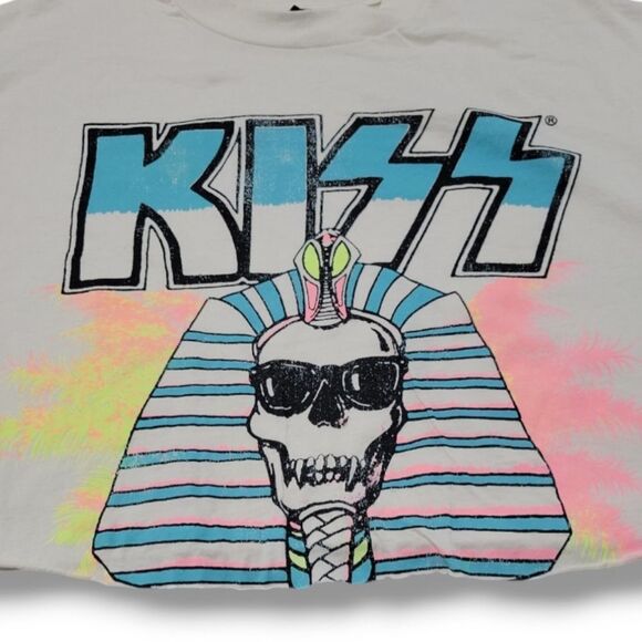 Kiss Top Size Medium By Divided Kiss Band Tee Hot In The Shade Tour Graphic Tee - Picture 4 of 7